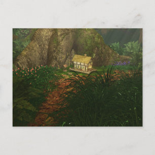 Klein huis in het Briefkaart van de Grote Bossen