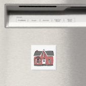 Klein huis magneet (Insitu (Vaatwasser))