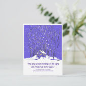 Klein huis op de Prairie Hand - Drawn Art Briefkaart (Staand voorkant)