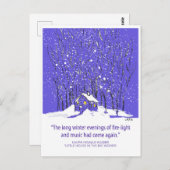 Klein huis op de Prairie Hand - Drawn Art Briefkaart (Voorkant / Achterkant)