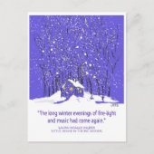 Klein huis op de Prairie Hand - Drawn Art Briefkaart (Voorkant)