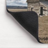 klein huis op Prairie Muismat (Hoek)