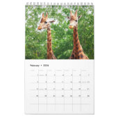 Klein kalender met wilde dieren (Feb 2026)
