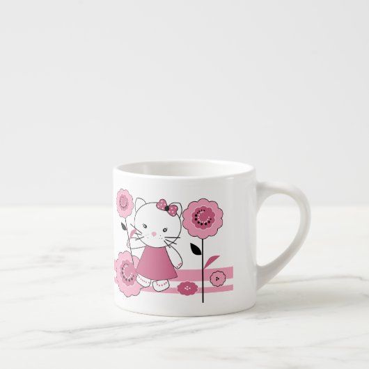 Klein katje espresso kop (Rechts)