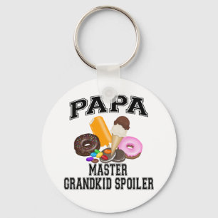 Klein kind Bederft Papa Sleutelhanger