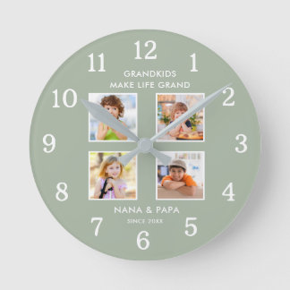 Klein kinderen maken het leven grandioos 4 foto co ronde klok