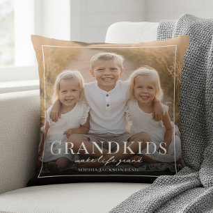 Klein-kinderen maken het leven grandioos - cadeau kussen