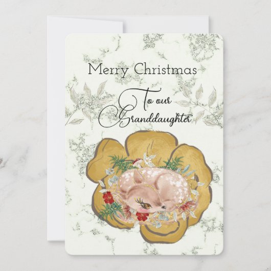 Klein kleindochter Kleine kerstwens (Voorkant)