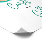 Klein knap konijn - kaarten en cadeaus poster (Hoek)