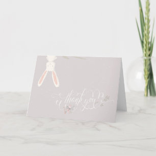 Klein Konijn Baby Shower Bedankbrief II Bedankkaart