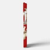 Klein koraal in rood Case-Mate iPhone case (Achterkant / Links)