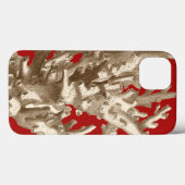 Klein koraal in rood Case-Mate iPhone case (Achterkant (horizontaal))