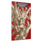 Klein koraal in rood klembord (Rechts)