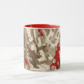 Klein koraal in rood mok (Midden)