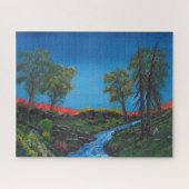 Klein landschap Rocky Forest Stream Legpuzzel (Horizontaal)