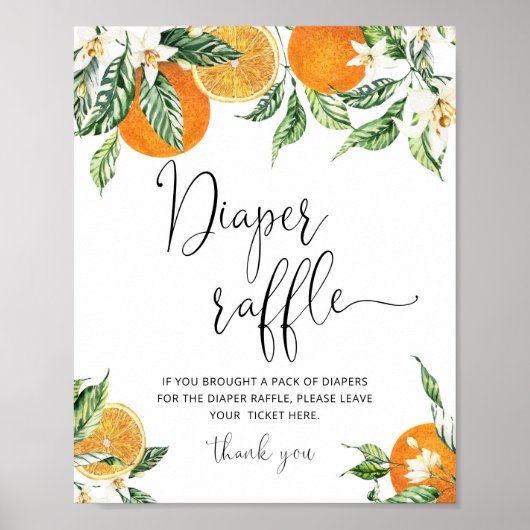 Klein luidoperraffel poster (Voorkant)