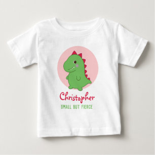 Klein maar fel   Grappige Schattigee Dino Chibi T-