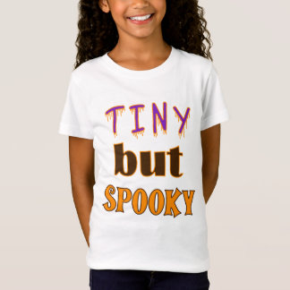 Klein Maar Griezelig Kleurrijk Kinderen Halloween T-shirt