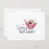 Klein maar luid briefkaart (Voorkant / Achterkant)