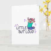 Klein maar luid kaart (Gele Bloem)