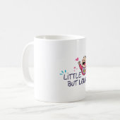 Klein maar luid koffiemok (Voorkant links)