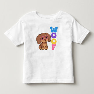 Klein maar Moedig Dachshund Baby T-Shirt