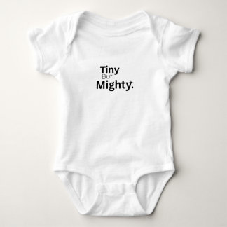 “Klein maar Moedig.” Minimalistische babybody met  Romper