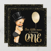 Klein Man 1e verjaardag Kaart (Voorkant / Achterkant)