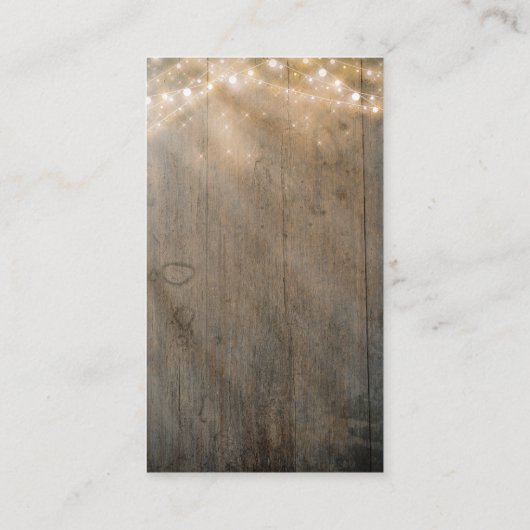 Klein Man | Boy Baby shower Rustieke Luier Raffle Informatiekaartje (Achterkant)