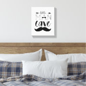 Klein Man Cave Canvas Print (Insitu (Slaapkamer))