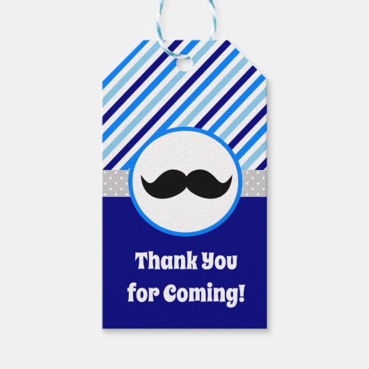 Klein Man Dank u Labels Cadeaulabel (Voorkant)