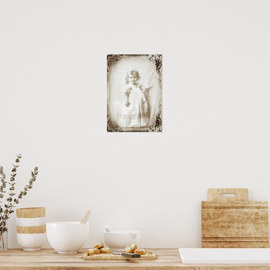  klein meisje 2 poster (Keuken)