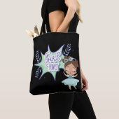 Klein meisje, baby zwarte bib draagtas (Dichtbij)