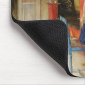  klein meisje bij draaiend wiel muismat (Hoek)