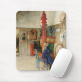  klein meisje bij draaiend wiel muismat (Met muis)