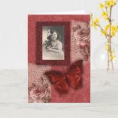 Klein meisje, Birthday Kaart (Gele Bloem)