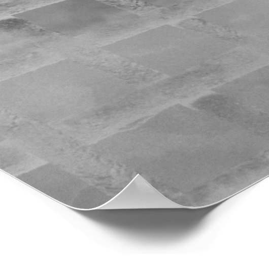 Klein meisje dat door een kerstraam kijkt poster (Hoek)