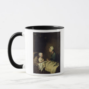 Klein meisje Gezegde haar gebeden in bed Mok