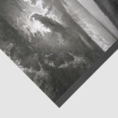 Klein meisje loopt naar de oceaan tissuepapier (Detail)