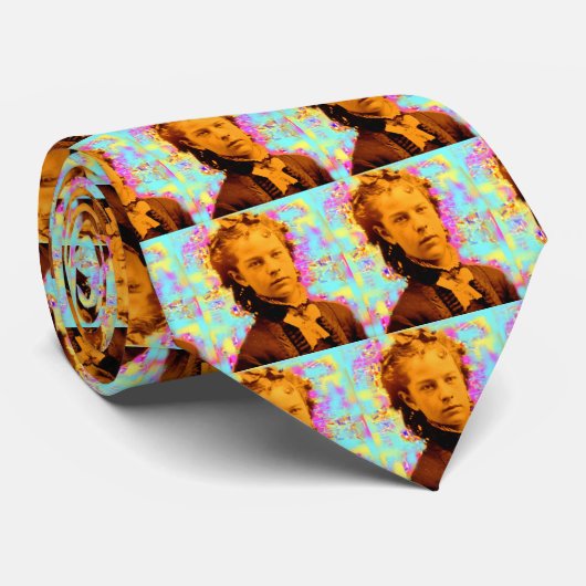 klein meisje stropdas (Opgerold)