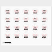 Klein menselijk Shindig Modern Baby shower Ronde Sticker (Vel)
