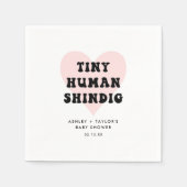 Klein menselijk Shindig Modern Baby shower Servet (Voorkant)