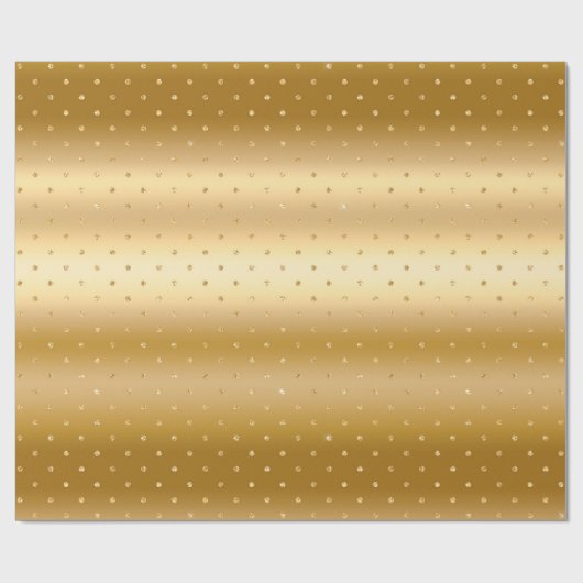 Klein metallisch goudkleurig papier met goudpit (Vlak)