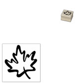 Klein, modern, leder van Canada Dag, symbool rood Rubberstempel (Gestempeld)