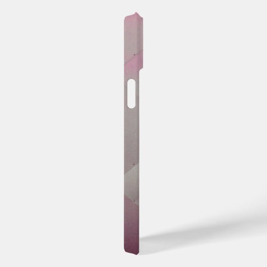 Klein, modern, metalen roze Case-Mate iPhone case (Achterkant / Rechts)