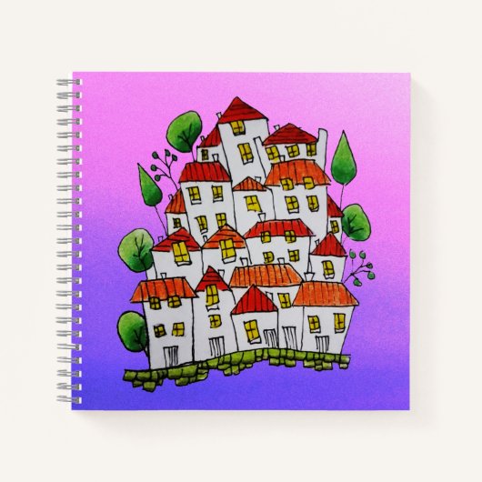 Klein Notitieboek (Doodle - handgetekend) (Voorkant)