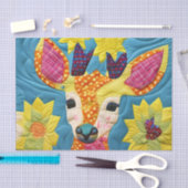 Klein ontwerp, zoals een klein deer quilt tissuepapier (Craft)