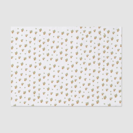 Klein Oranje plakpapier Tissuepapier (Voorkant)