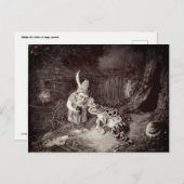 Klein oud Man van de Bossen Briefkaart (Voorkant / Achterkant)