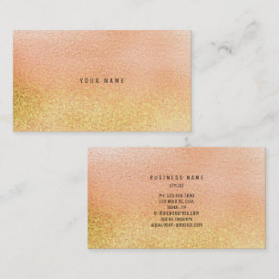 Klein pasta roze goudkleurig vip ombre glitter1 visitekaartje